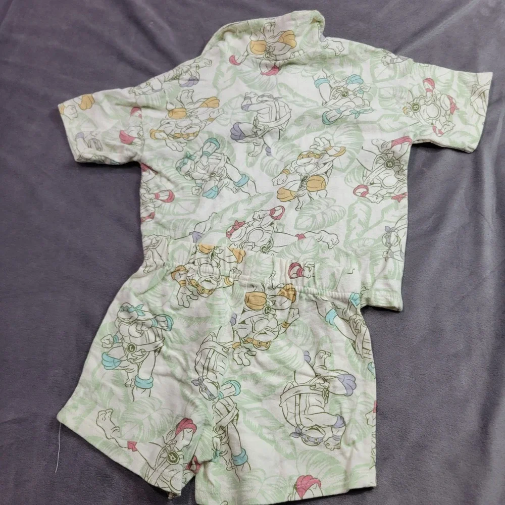 Nickelodeon TMNT Toddler Boys 2T Tropical Ninja Turtles‎ Shirt and Shorts Set